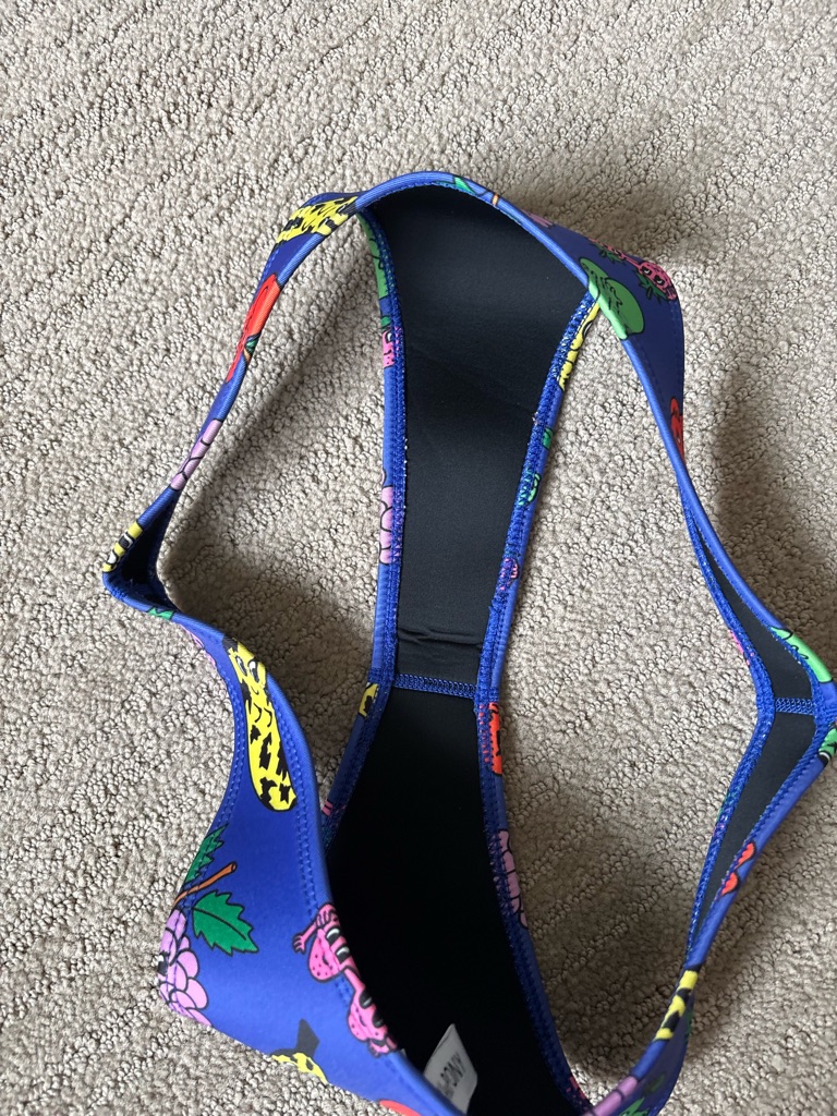 Hoaka X Pony Women's Blue Fruit-Print Cheeky Bikini Bottom — image 3 of 4